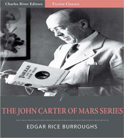 Cover of the book The John Carter of Mars Series: Volumes 1-5 (Illustrated Edition) by Edgar Rice Burroughs, Charles River Editors