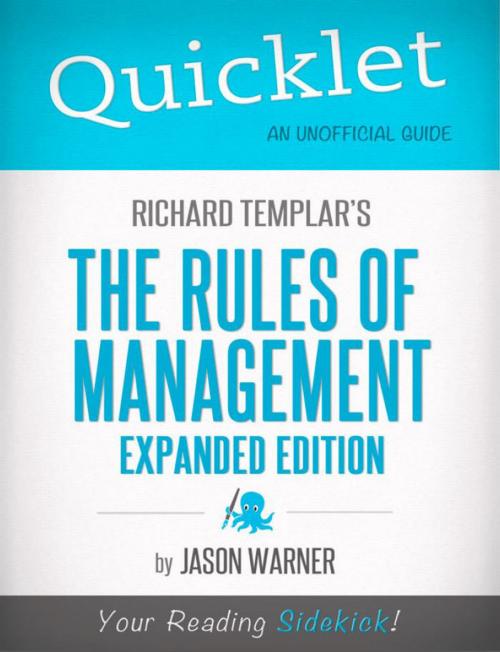 Cover of the book Quicklet On Richard Templar's Rules of Management by Jason  Warner, Hyperink