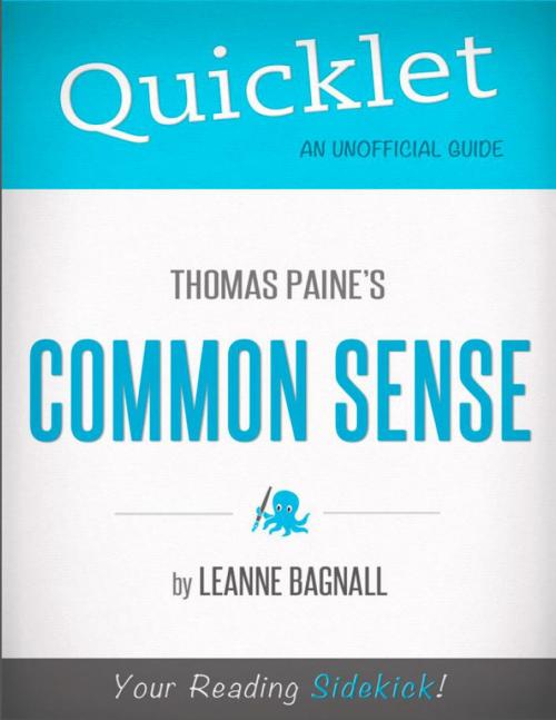 Cover of the book Quicklet on Thomas Paine's Common Sense (CliffsNotes-like Book Summary) by LeAnne  Bagnall, Hyperink