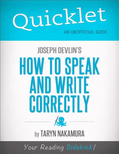 Cover of the book Quicklet on Joseph Devlin's How to Speak and Write Correctly by Taryn  Nakamura, Hyperink
