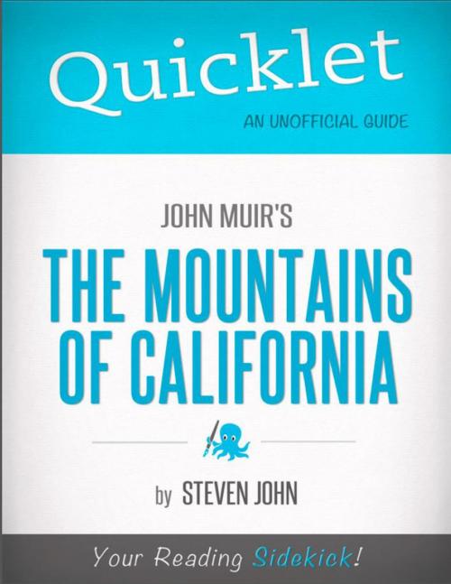 Cover of the book Quicklet on John Muir's The Mountains of California (CliffNotes-like Summary) by Steven  John, Hyperink