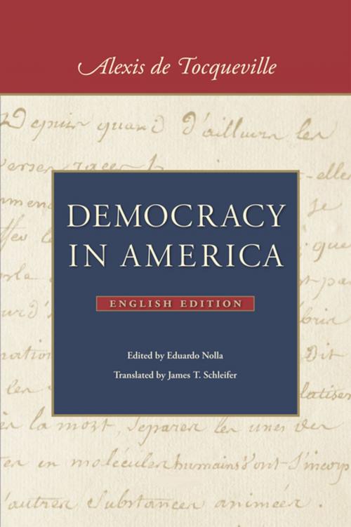 Cover of the book Democracy in America by Alexis de Tocqueville, Liberty Fund Inc.