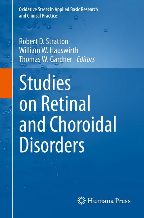 Cover of the book Studies on Retinal and Choroidal Disorders by , Humana Press