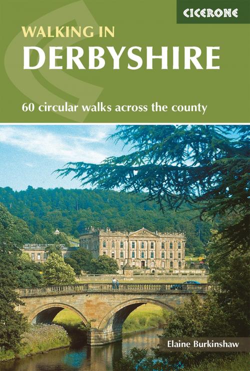 Cover of the book Walking in Derbyshire by Elaine Burkinshaw, Cicerone Press