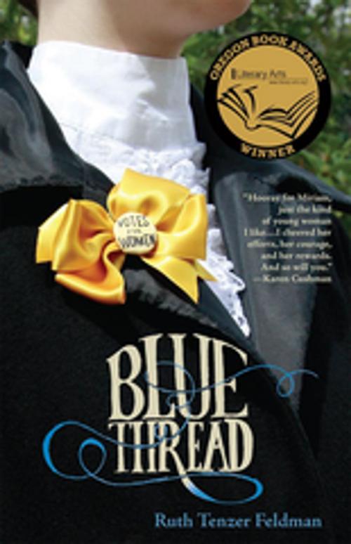 Cover of the book Blue Thread by Ruth Tenzer Feldman, Ooligan Press