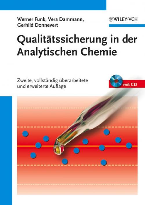 Cover of the book Qualitätssicherung in der Analytischen Chemie by Werner Funk, Gerhild Donnevert, Vera Dammann, Wiley