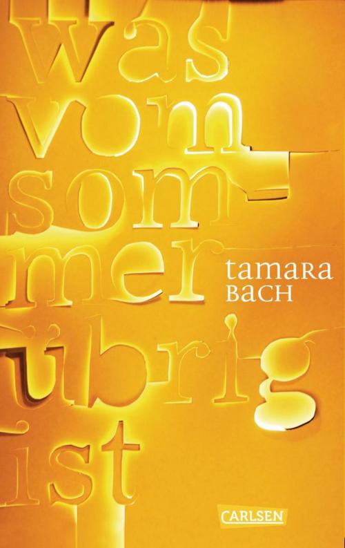 Cover of the book was vom Sommer übrig ist by Tamara Bach, Carlsen
