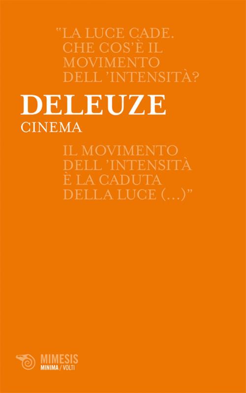 Cover of the book Cinema by Gilles Deleuze, Mimesis Edizioni
