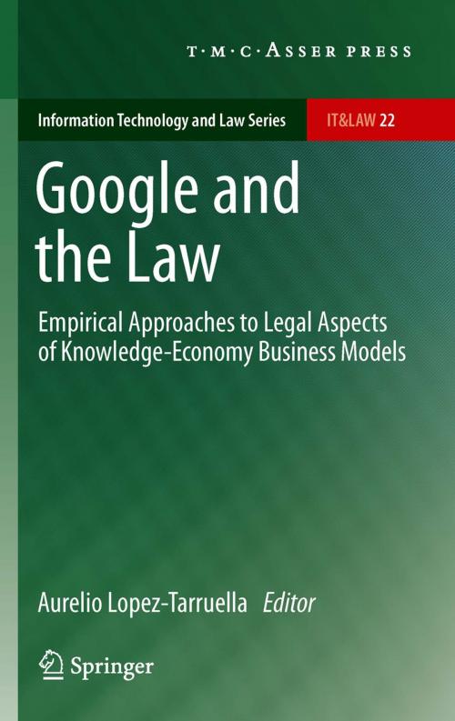 Cover of the book Google and the Law by , T.M.C. Asser Press