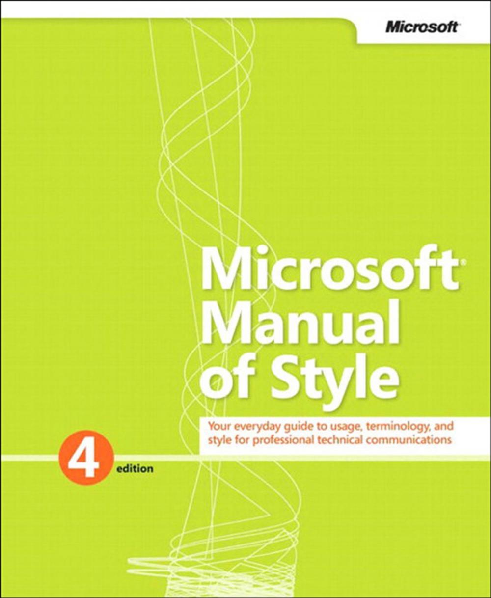 Big bigCover of Microsoft Manual of Style