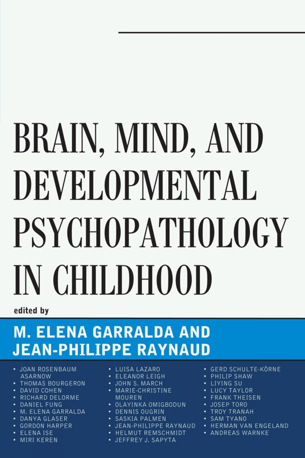 Big bigCover of Brain, Mind, and Developmental Psychopathology in Childhood