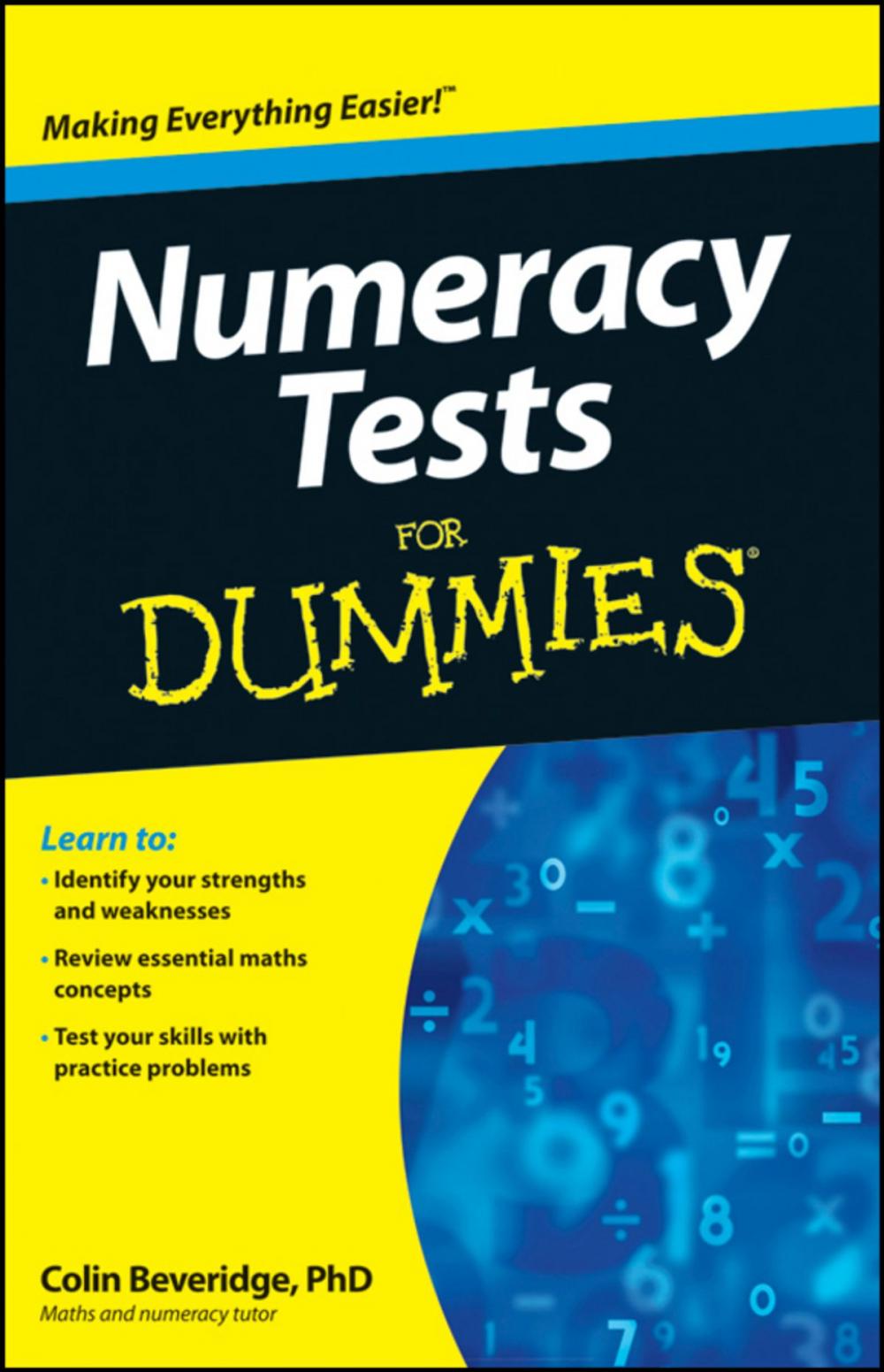 Big bigCover of Numeracy Tests For Dummies
