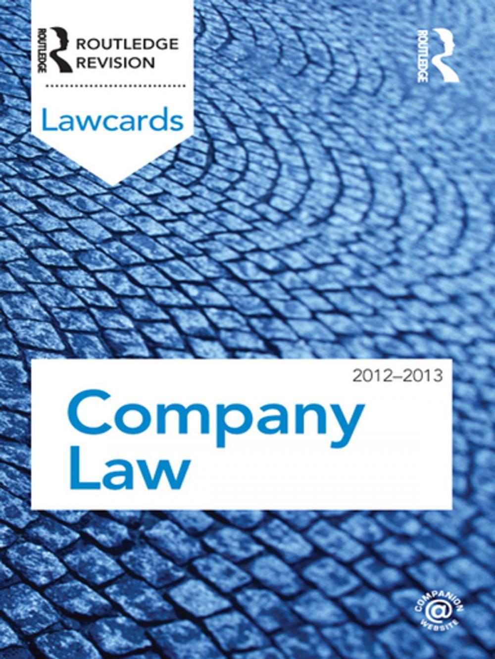 Big bigCover of Company Lawcards 2012-2013
