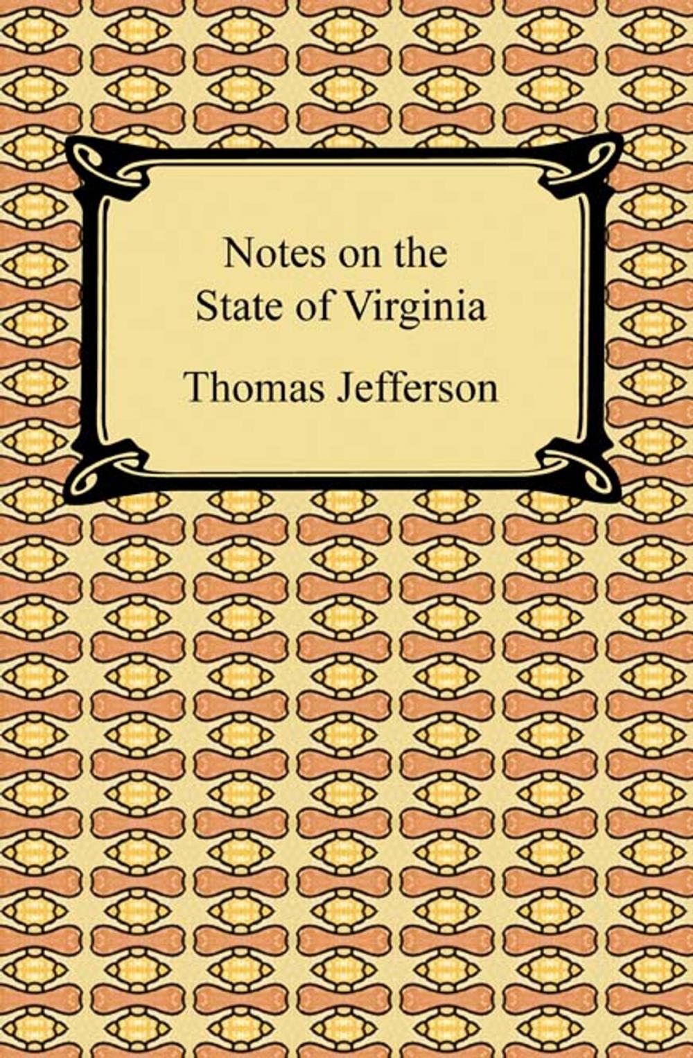 Big bigCover of Notes on the State of Virginia