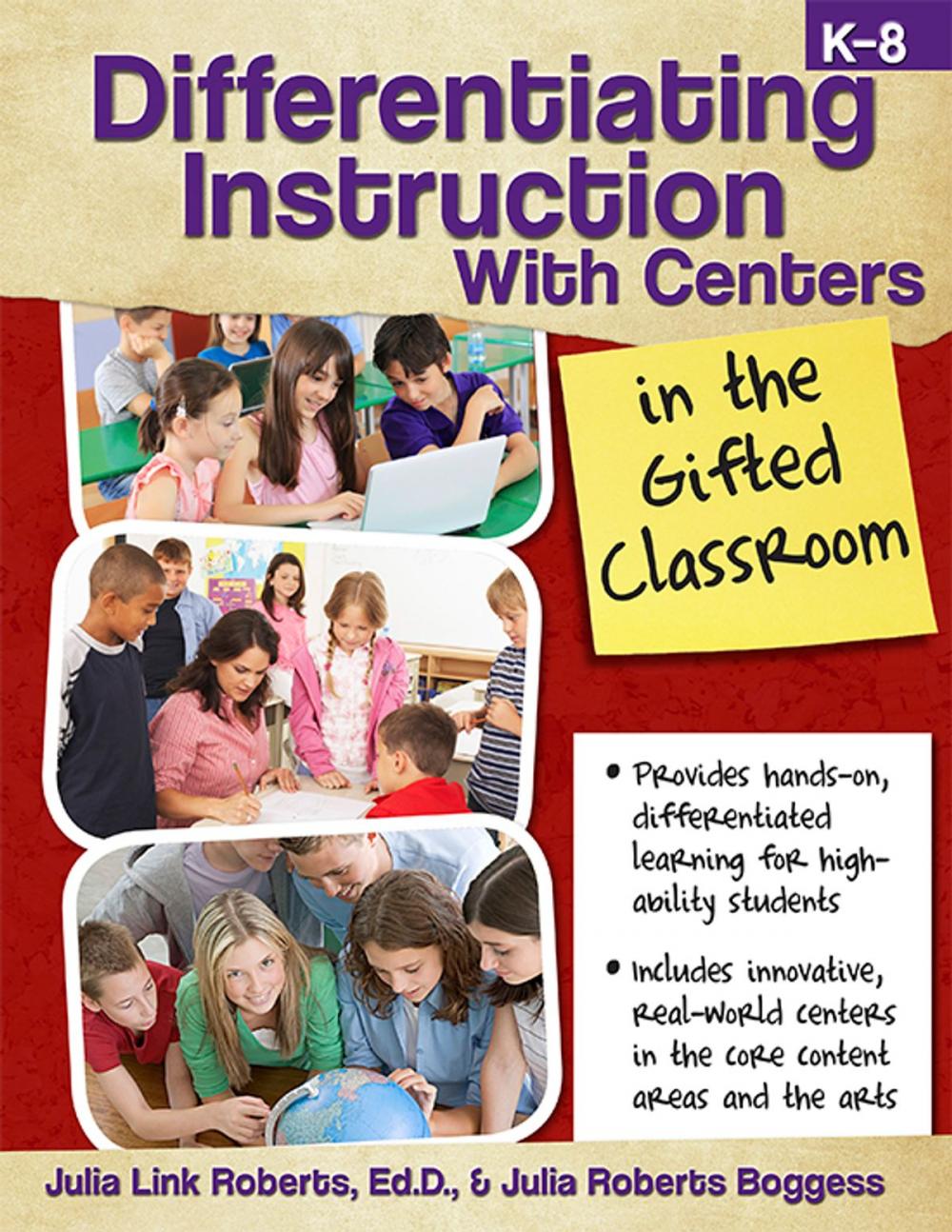 Big bigCover of Differentiating Instruction with Centers in the Gifted Classroom