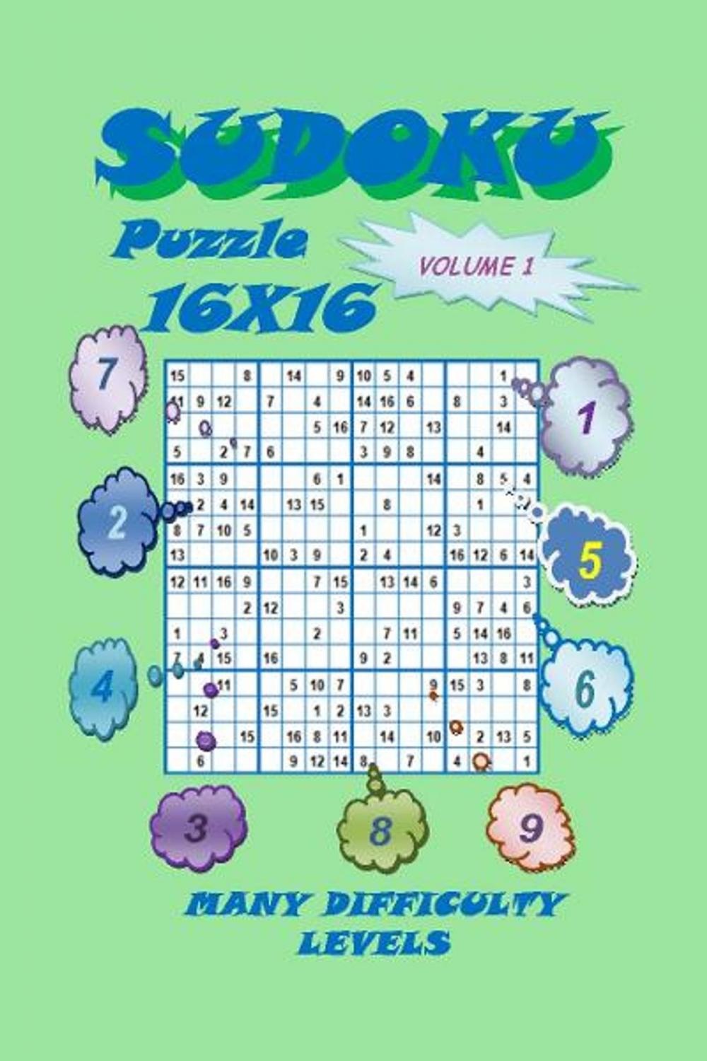 Big bigCover of Sudoku Puzzle 16X16, Volume 1