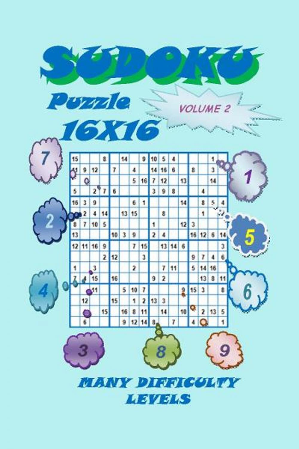 Big bigCover of Sudoku Puzzle 16X16, Volume 2