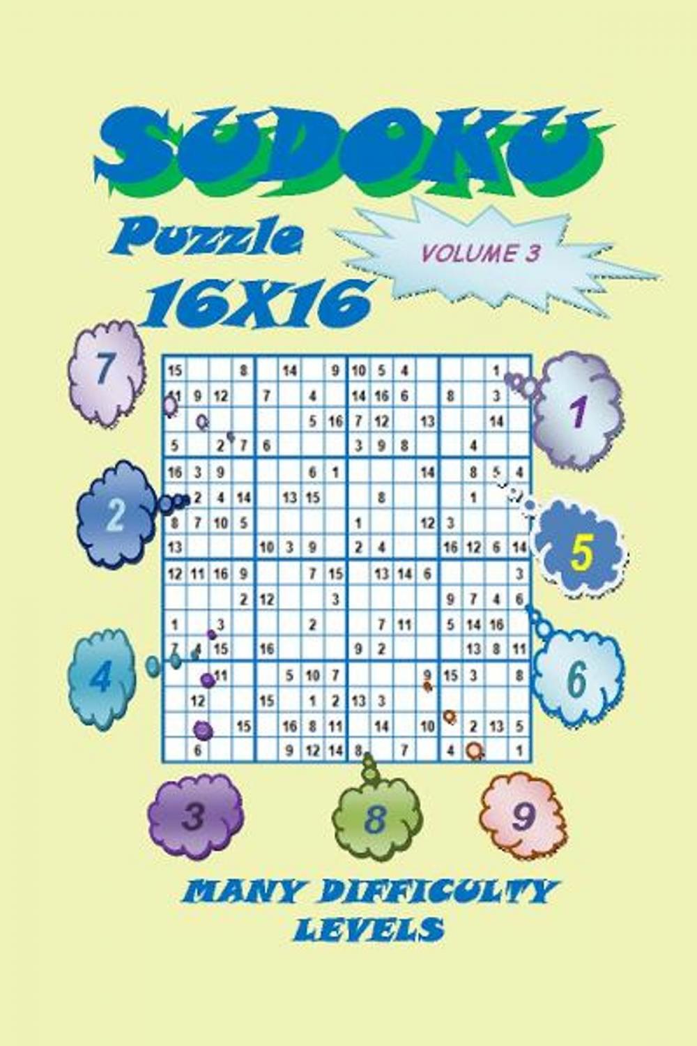 Big bigCover of Sudoku Puzzle 16X16, Volume 3