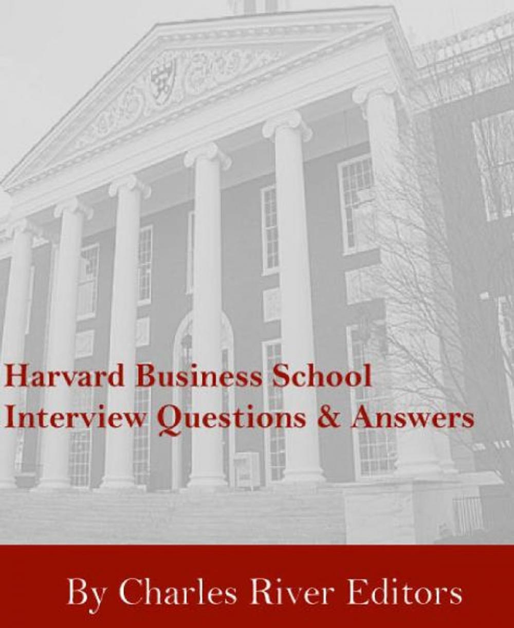 Big bigCover of Harvard Business School Interview Questions & Answers
