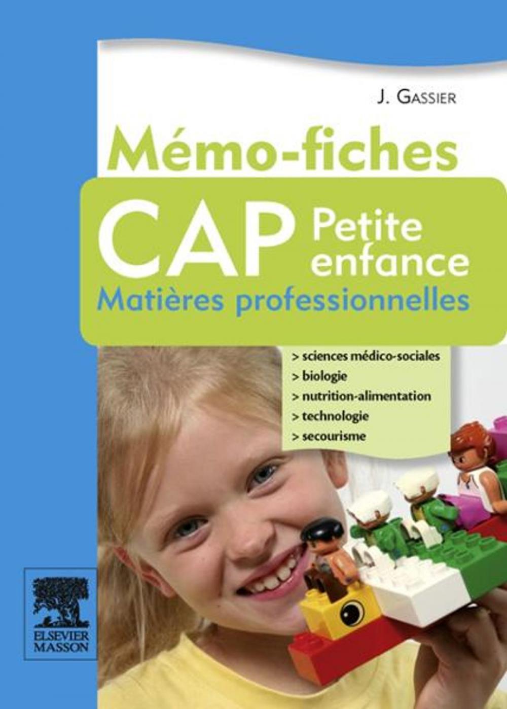 Big bigCover of Mémo-fiches CAP Petite enfance