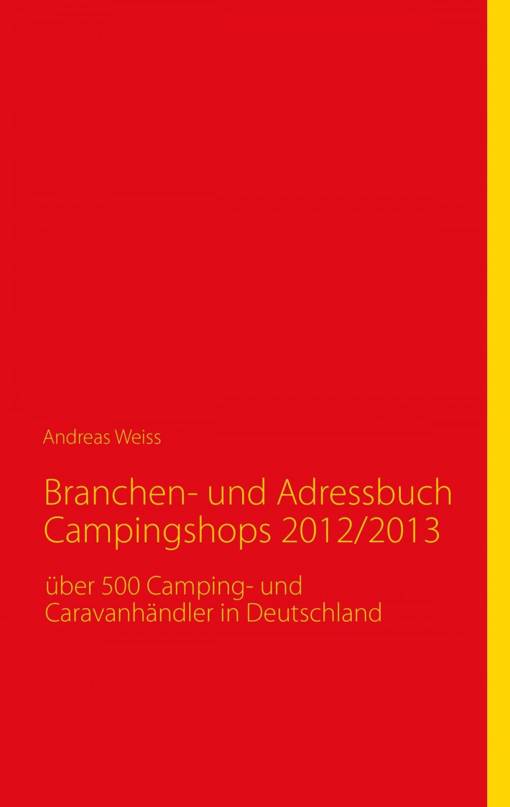 Big bigCover of Branchen- und Adressbuch Campingshops 2012/2013