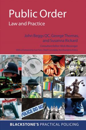 Book cover of Public Order: Law and Practice