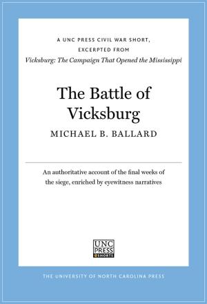 bigCover of the book The Battle of Vicksburg by 