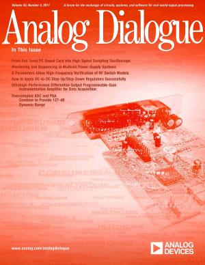 Cover of the book Analog Dialogue, Volume 45, Number 4 by Stephan Weber, Candido Duarte