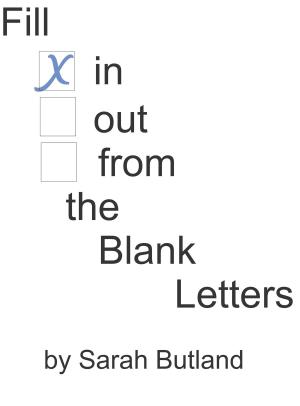 Book cover of Fill In The Blank Letters