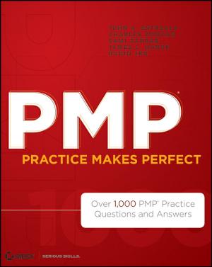 Cover of the book PMP Practice Makes Perfect by Andy Bird, Mhairi McEwan