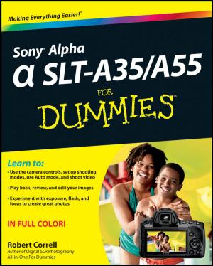 Cover of the book Sony Alpha SLT-A35 / A55 For Dummies by Jeffrey C. Alexander, Bernadette N. Jaworsky