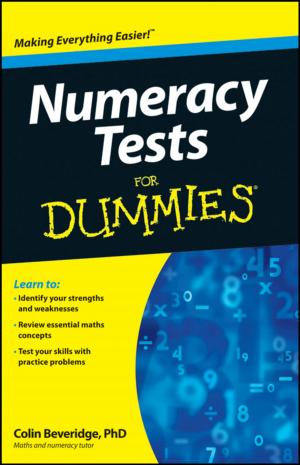 Book cover of Numeracy Tests For Dummies