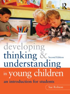 Cover of the book Developing Thinking and Understanding in Young Children by James Sutton