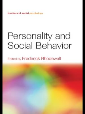 Cover of the book Personality and Social Behavior by Becker, Henk, Henk Becker University of Utrecht, Netherlands.
