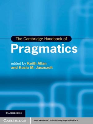 Cover of the book The Cambridge Handbook of Pragmatics by Pierpaolo Donati, Margaret S. Archer