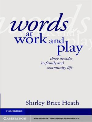 Book cover of Words at Work and Play