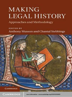 Cover of the book Making Legal History by Onora O'Neill