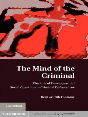 Book cover of The Mind of the Criminal
