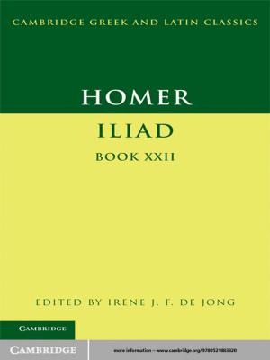 Book cover of Homer: Iliad Book 22