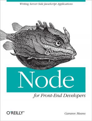 Cover of the book Node for Front-End Developers by E. A. Vander Veer