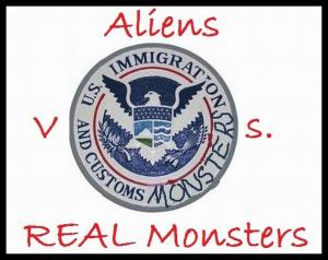 Book cover of Aliens Versus Real Monsters