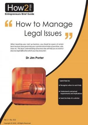 Book cover of How to Manage Legal Issues