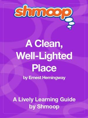 Cover of the book Shmoop Literature Guide: A Clean,  Well-Lighted Place by Shmoop