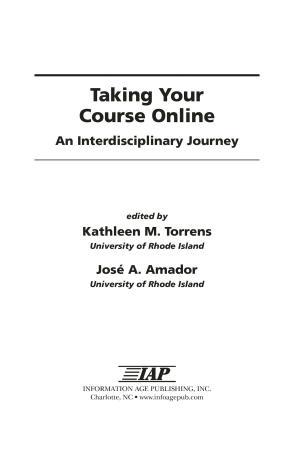 Cover of the book Taking Your Course Online by Lawrence R. Jones, Philip J. Candreva, Marc R. DeVore