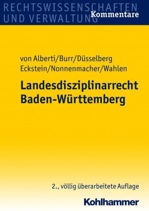 Cover of the book Landesdisziplinarrecht Baden-Württemberg by 