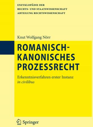 Cover of the book Romanisch-kanonisches Prozessrecht by Walter Borchardt-Ott