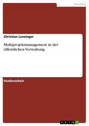 Cover of the book Multiprojektmanagement in der öffentlichen Verwaltung by Eike-Christian Kersten