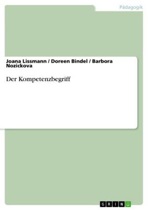 Cover of the book Der Kompetenzbegriff by Daniela Schroeder