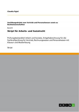 Cover of the book Skript für Arbeits- und Sozialrecht by Juliane Richter