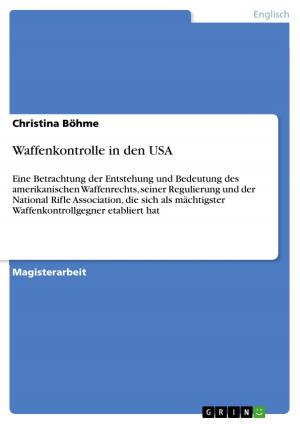 Cover of the book Waffenkontrolle in den USA by Carolyn Scheerschmidt
